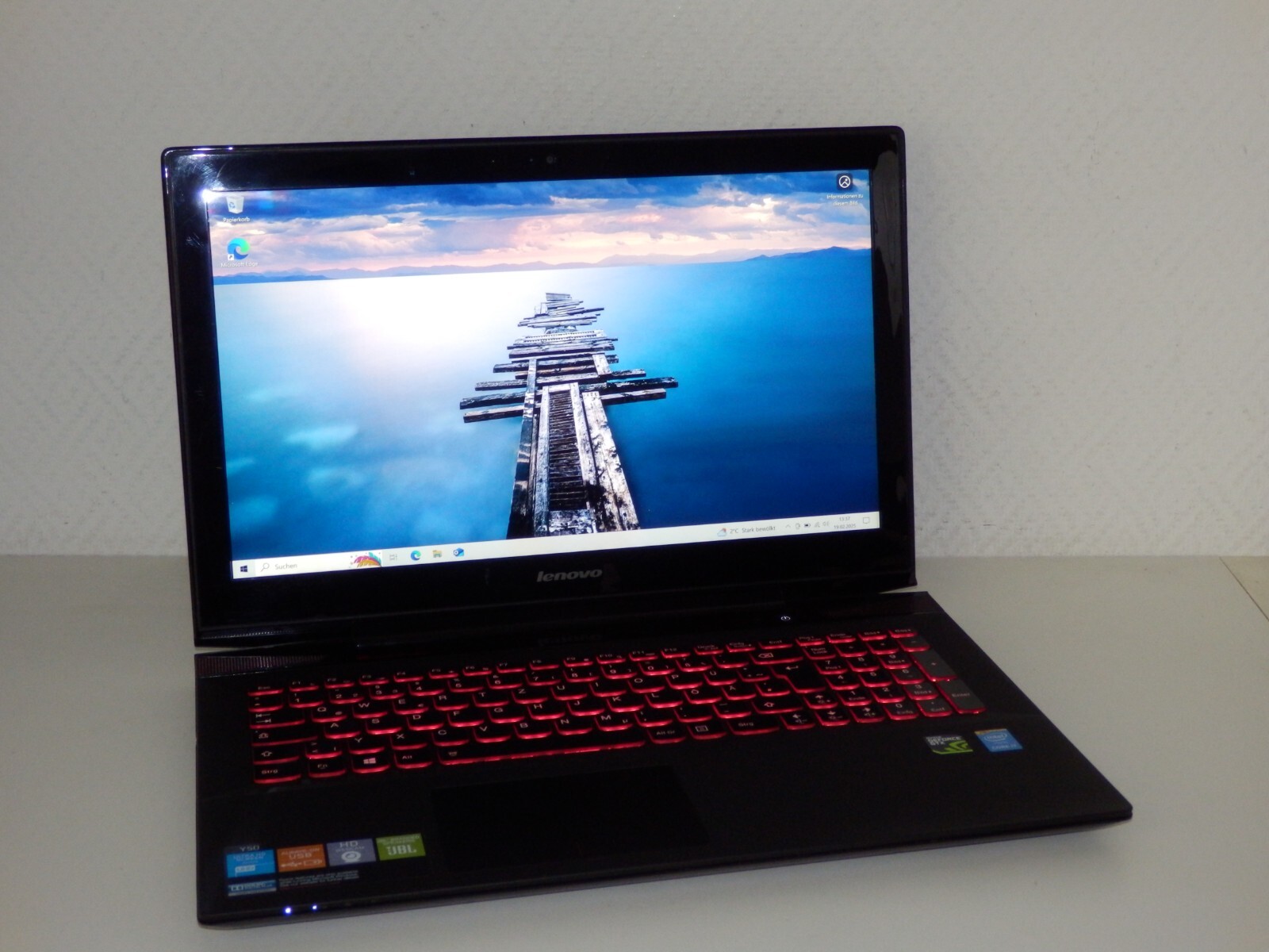 Lenovo Y50-70 – Intel i7-4720HQ, 8GB Ram, 512GB SSD, 15.6″ FHD, GeForce GTX 960M