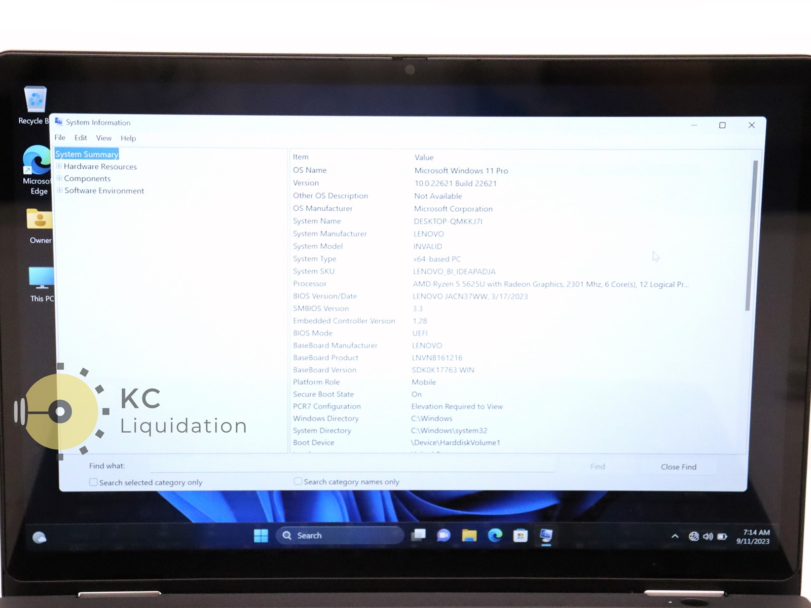 Lenovo 13w Yoga 13.3″ Touch AMD Ryzen 5 16GB RAM 256GB NVMe W11P – Warranty 2026