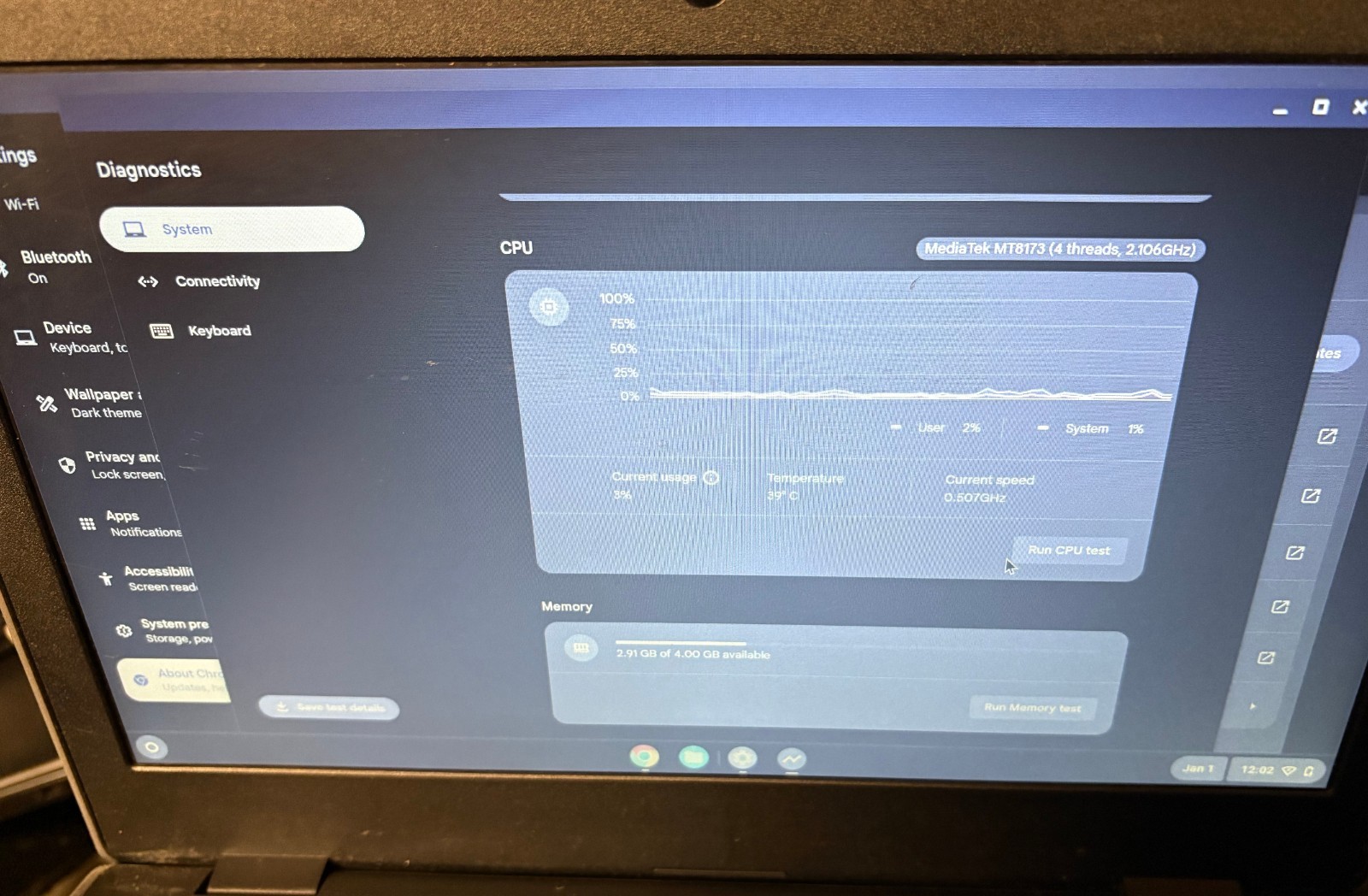LENOVO 100e Chromebook 2nd Gen MTK 81QB 11.6″ 4GB RAM 1.7GHz 2GB eMMC; 6166194