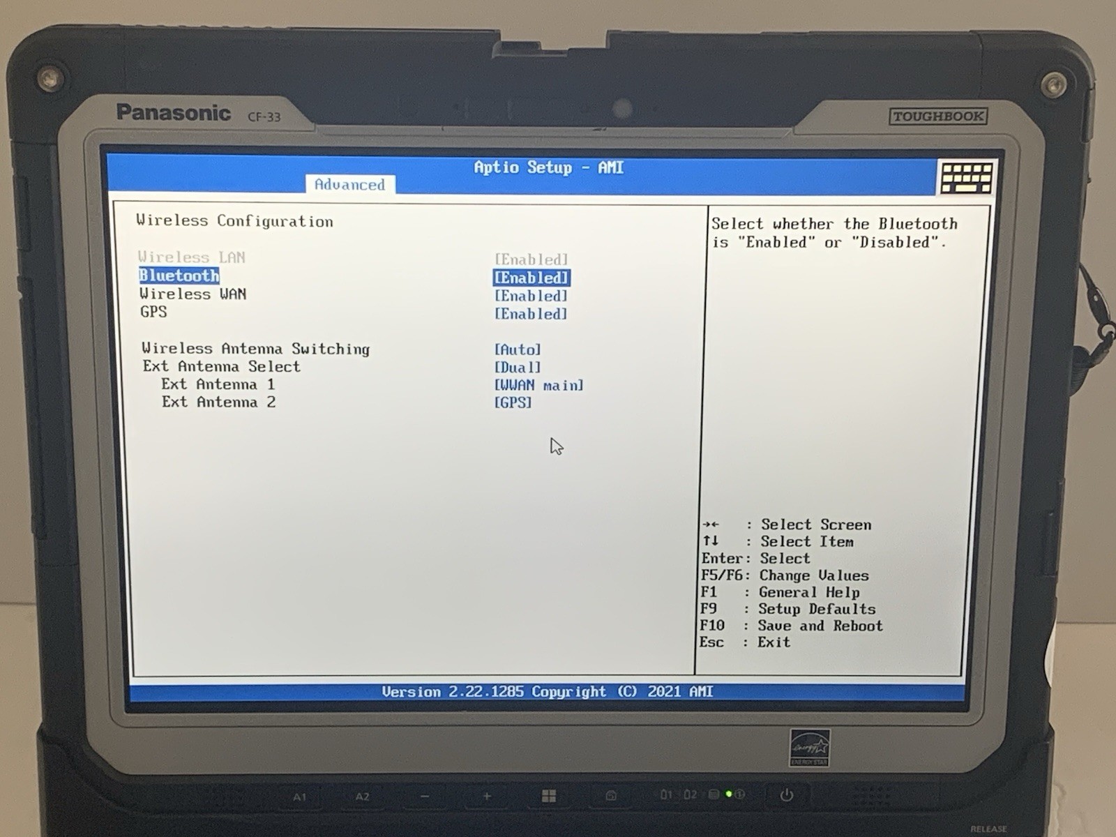 Panasonic Toughbook CF-33 MK3 i7-1270P 32GB/512 GB M.2 SSD GPS W11 PRO 960 Hours