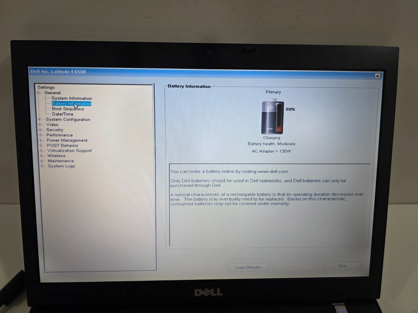 Dell Latitude E6500 Intel Core2 Duo CPU T9400 4GB Webcam