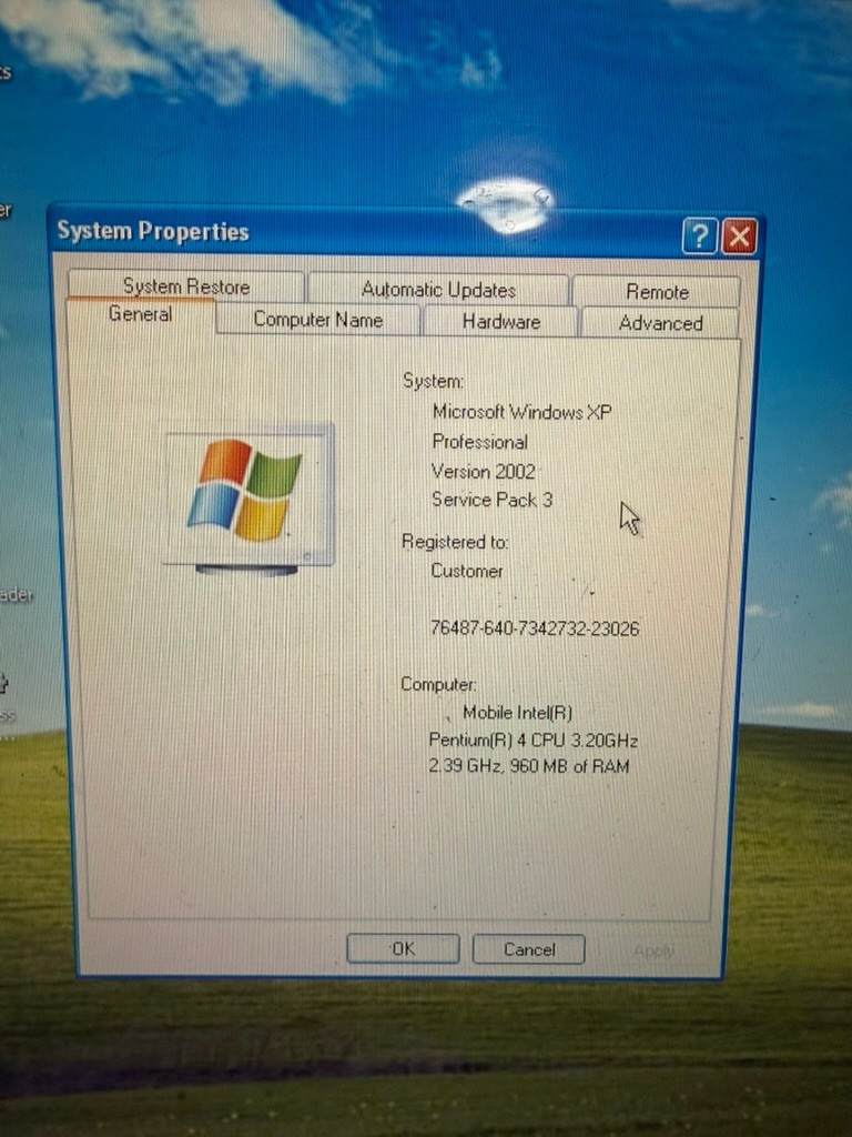 Vtg Sony VAIO PCG-K45/PCG-9U1L Laptop P4@3.20 GHz/1GB/80GB WinXP Bundle PLS READ