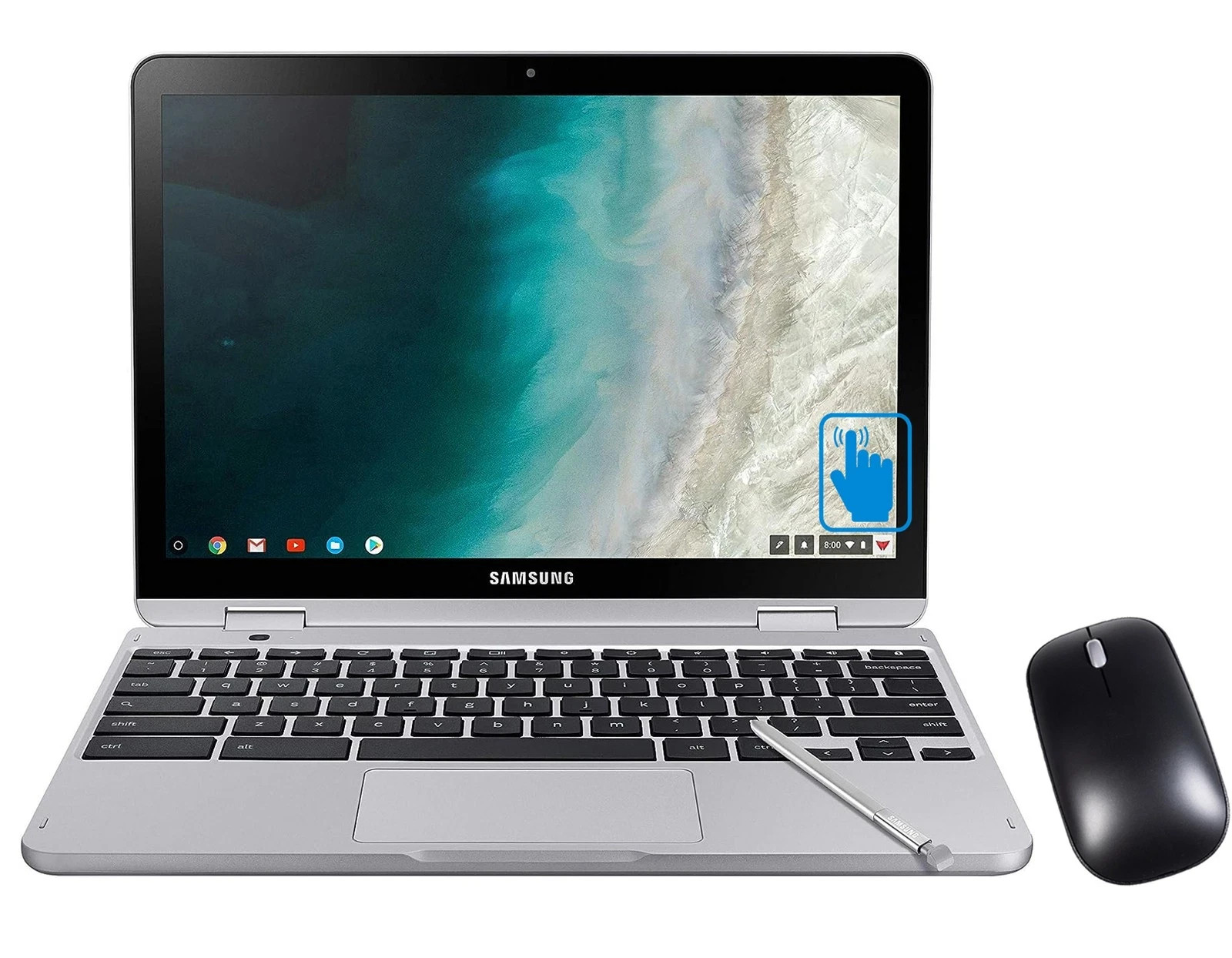 New Samsung XE521QAB-M02US 12.2″ Touch Chromebook Celeron 3965Y 4GB 64GB SSD