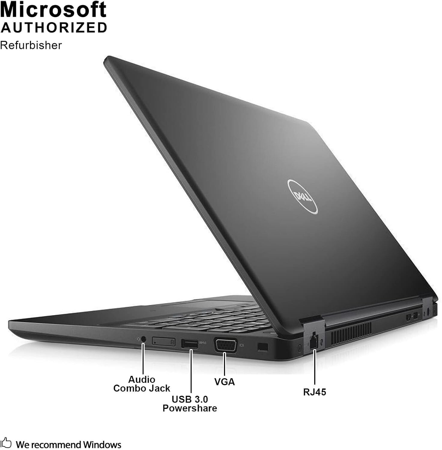 Dell 5580_Windows 11 PRO💻New 512GB M.2 SSD_16GB💻Webcam📢Backlit📢Office 2024