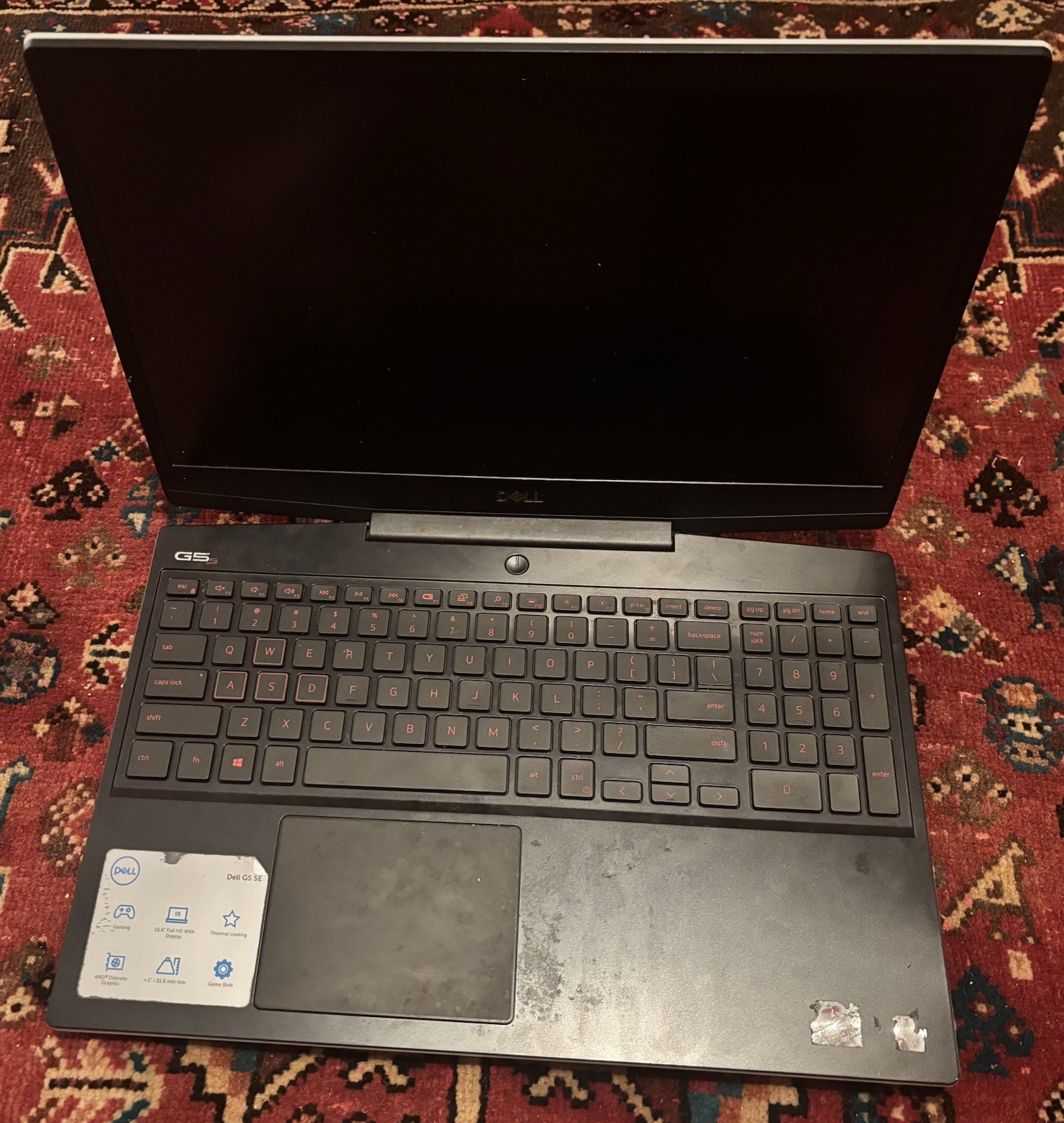 Dell G5 15 Gaming Laptop For Parts/Repair No RAM No SSD Charger Included