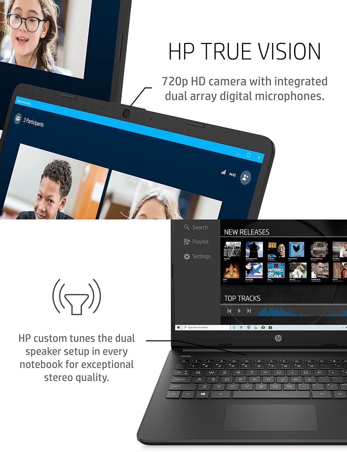 HP 14 HD Laptop AMD 3020e 4 GB RAM 64 GB eMMC Storage Windows 10 Home
