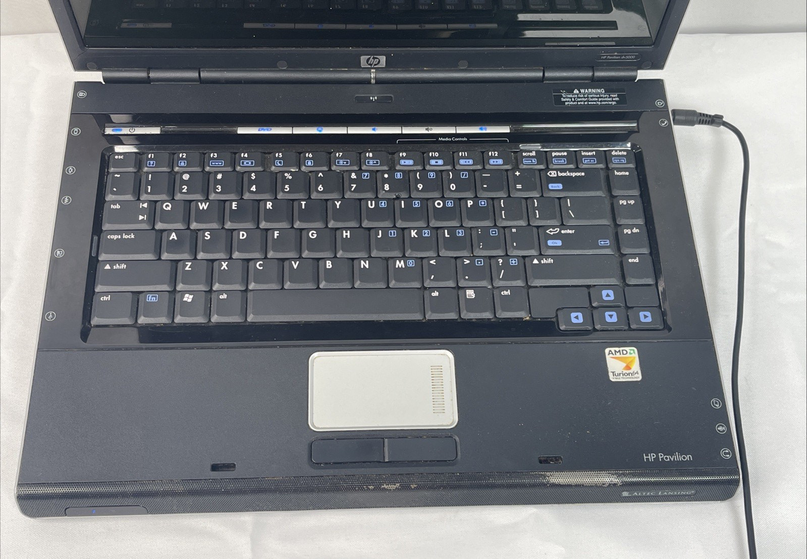 Hp Pavilion Dv5000 Laptop Altec Lansing 15″ 1.66 GHz & Power Supply Bundle