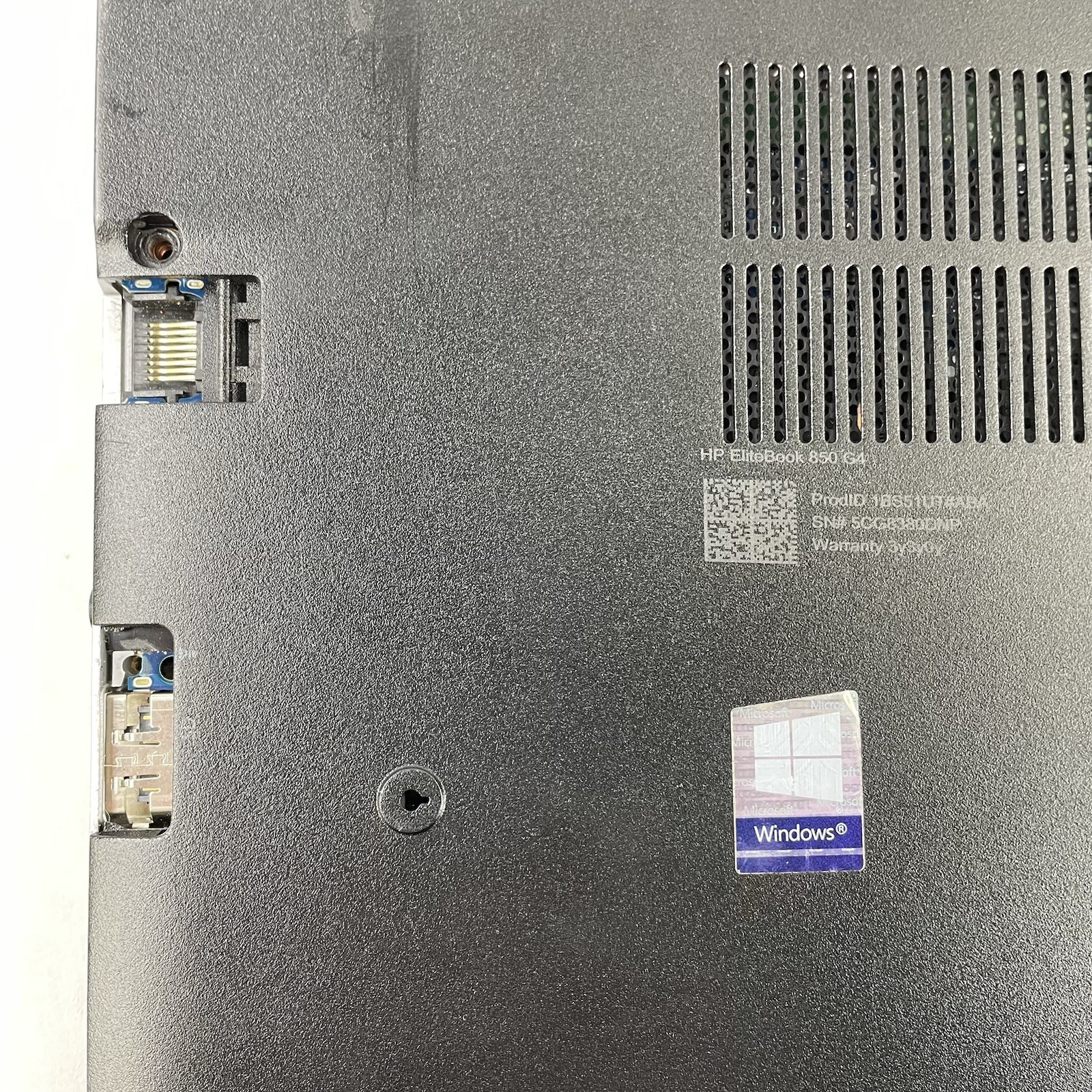 HP EliteBook 850 G4 15.6″ i7-7500U 2.70 GHz 8 GB RAM No SSD No OS – READ
