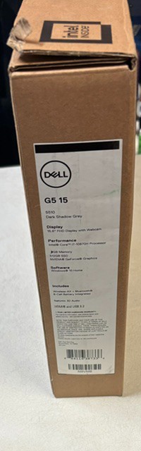 Dell G15 5510, 32GB RAM, NVIDIA RTX 3060(130 watts)15.6″ Gaming Laptop i7-10870H