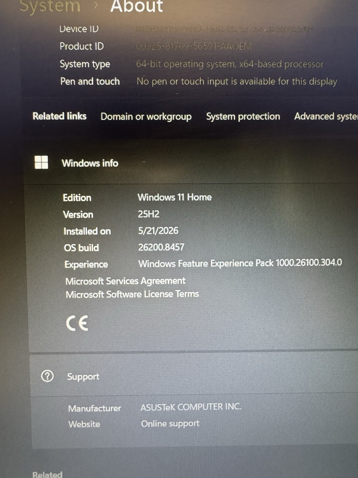ASUS VivoBook X570DD Gaming Laptop Ryzen 5 GTX 1050 8GB RAM 1.3TB Windows 11