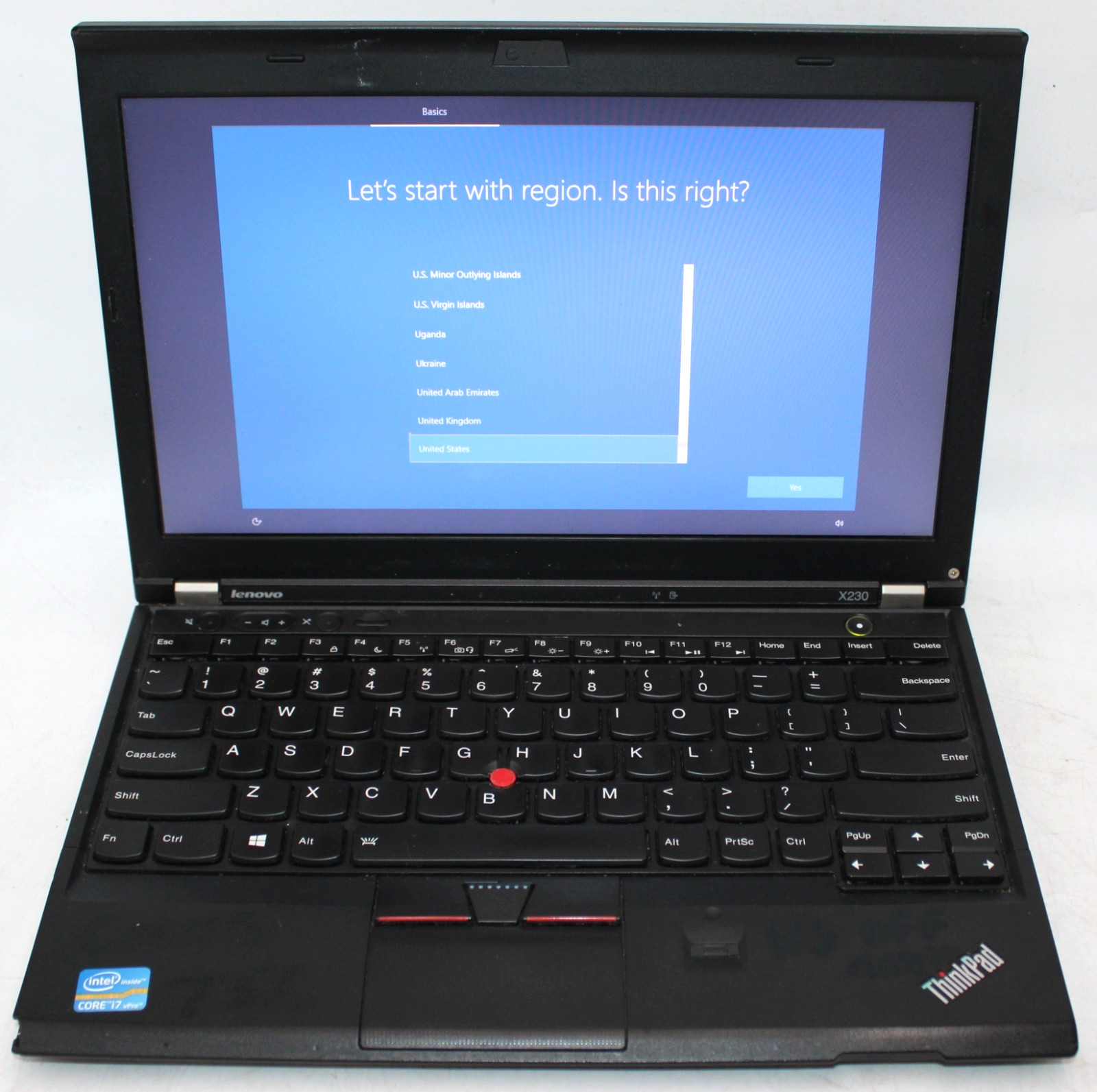 12.5″ Lenovo ThinkPad X230 Laptop i7-3520M @ 2.90GHz 8GB RAM 128GB SSD Win 10 B*
