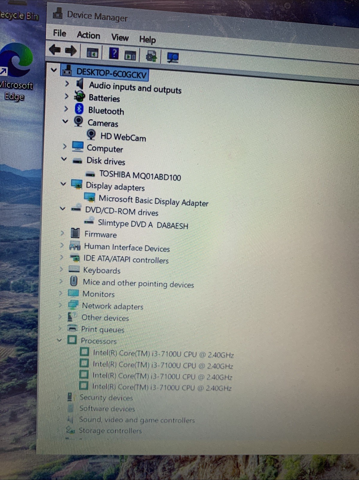 Acer Aspire E 15 E5-575 FHD 15.6″ i3 7th Gen 7100U 4GB RAM 1TB HDD Win11