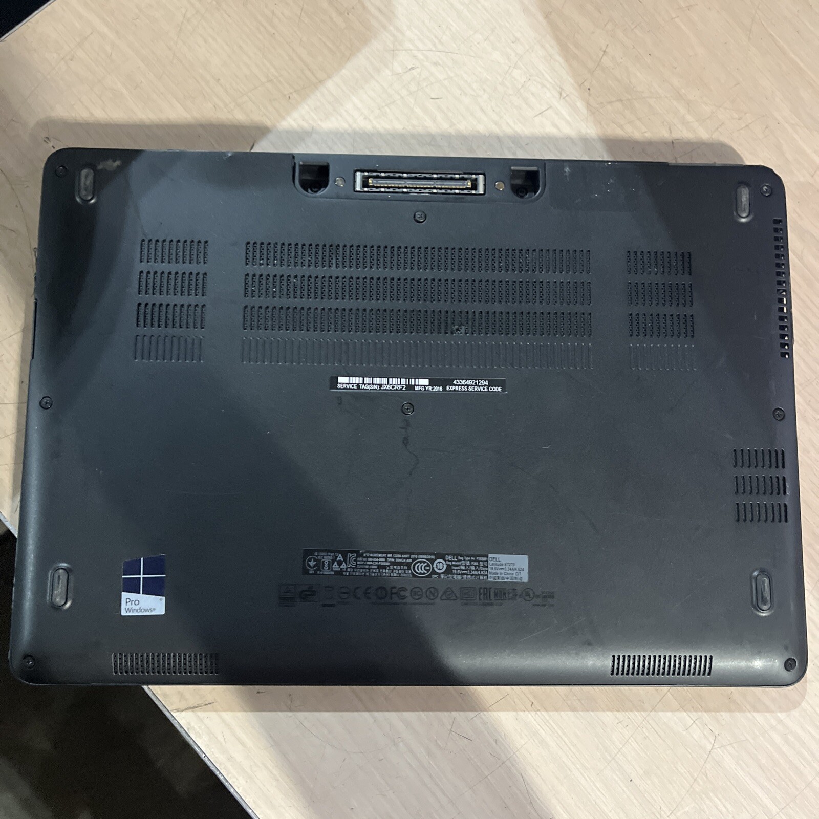 DELL LATITUDE E7270 INTEL COREI5-6200U 2.30GHZ 8GB RAM NO HD