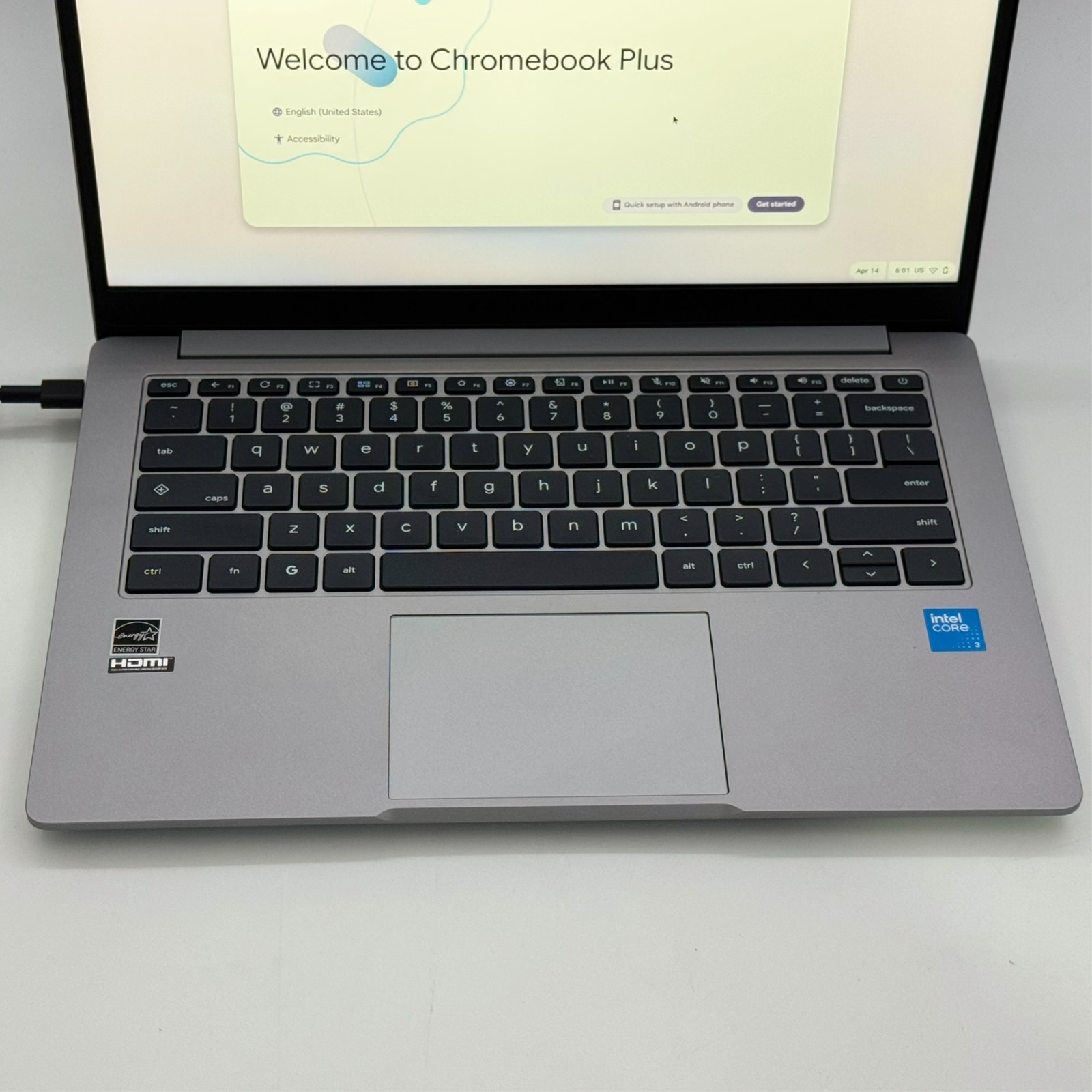 ASUS CX14 14″ FHD Chromebook Plus Google AI Intel Core 3 N355 8GB 128GB