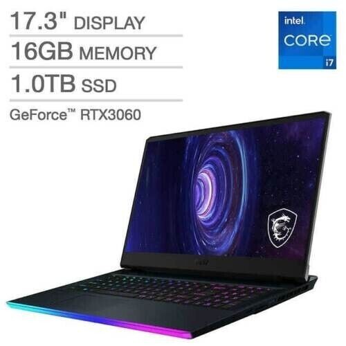 MSI Raider GE76 12UE 871 Intel 12th i9-12900H, 16GB RAM, 1TB SSD. RTX 3060