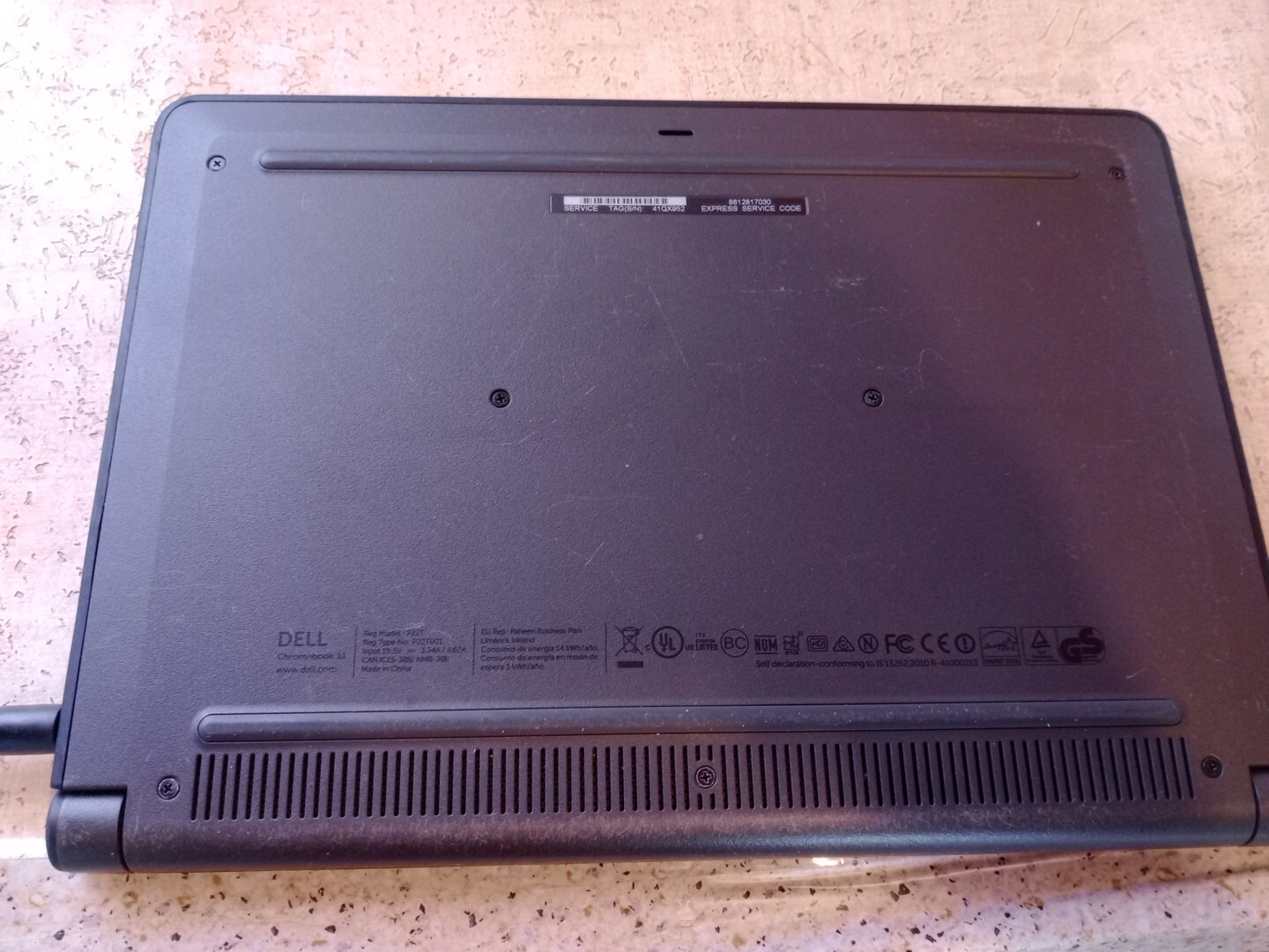 Dell Chromebook 11 3120 P22T Intel Celeron N2840 4GB RAM 16GB eMMC CHRISTMAS
