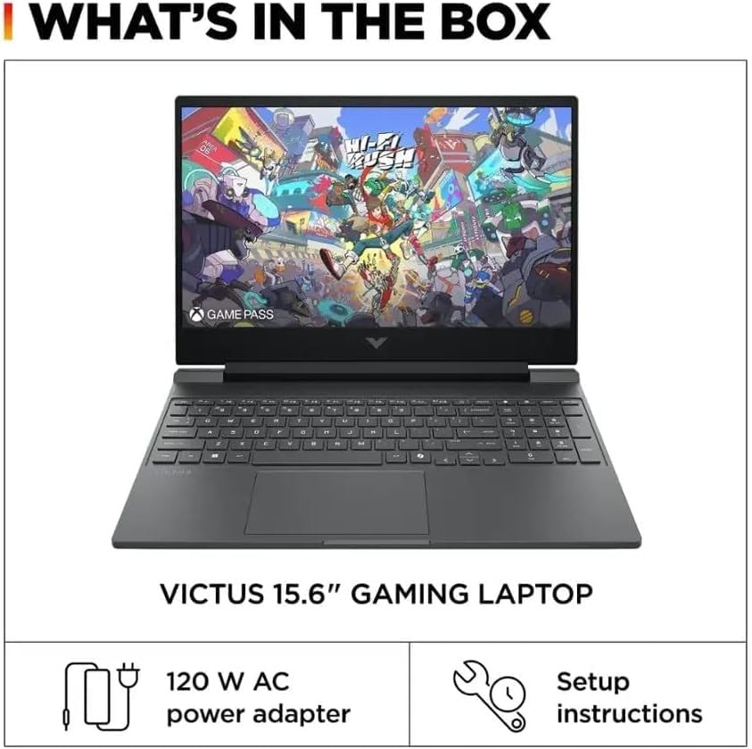 HP Victus 15.6″ 144Hz Full HD Gaming Laptop Intel Core i5 13420H 8GB RAM 512GB