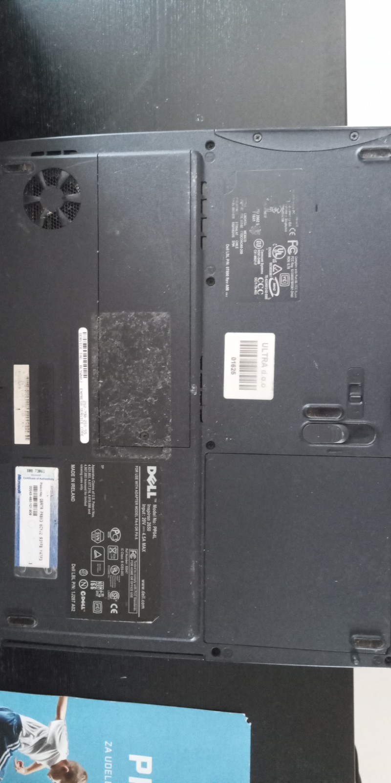 Dell Inspiron 2650 retro gaming laptop with Nvidia Geforce2 GO 16MB GPU