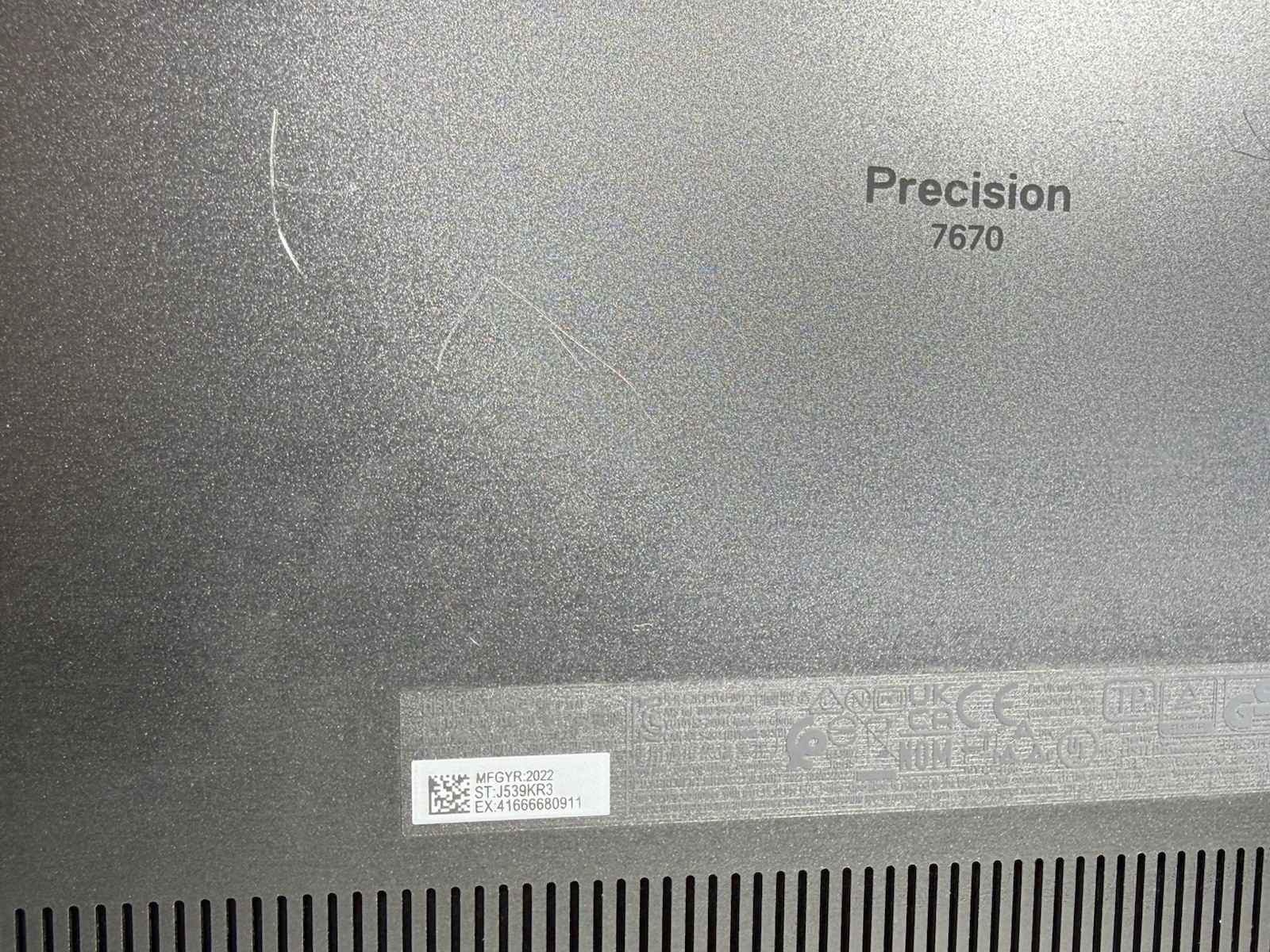 Dell Precision 7670 16″ i7-12850HX 32GB 512GB RTX A2000