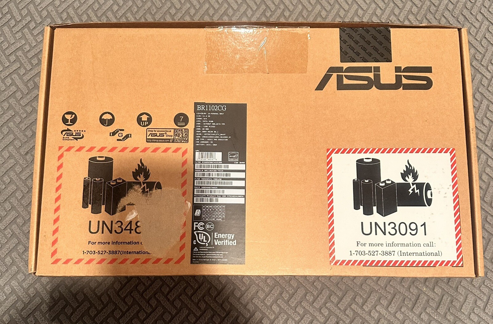 ASUS BR1102CGA YS14 – 180-Degree Hinge Design (Intel N-series – N100) 128G