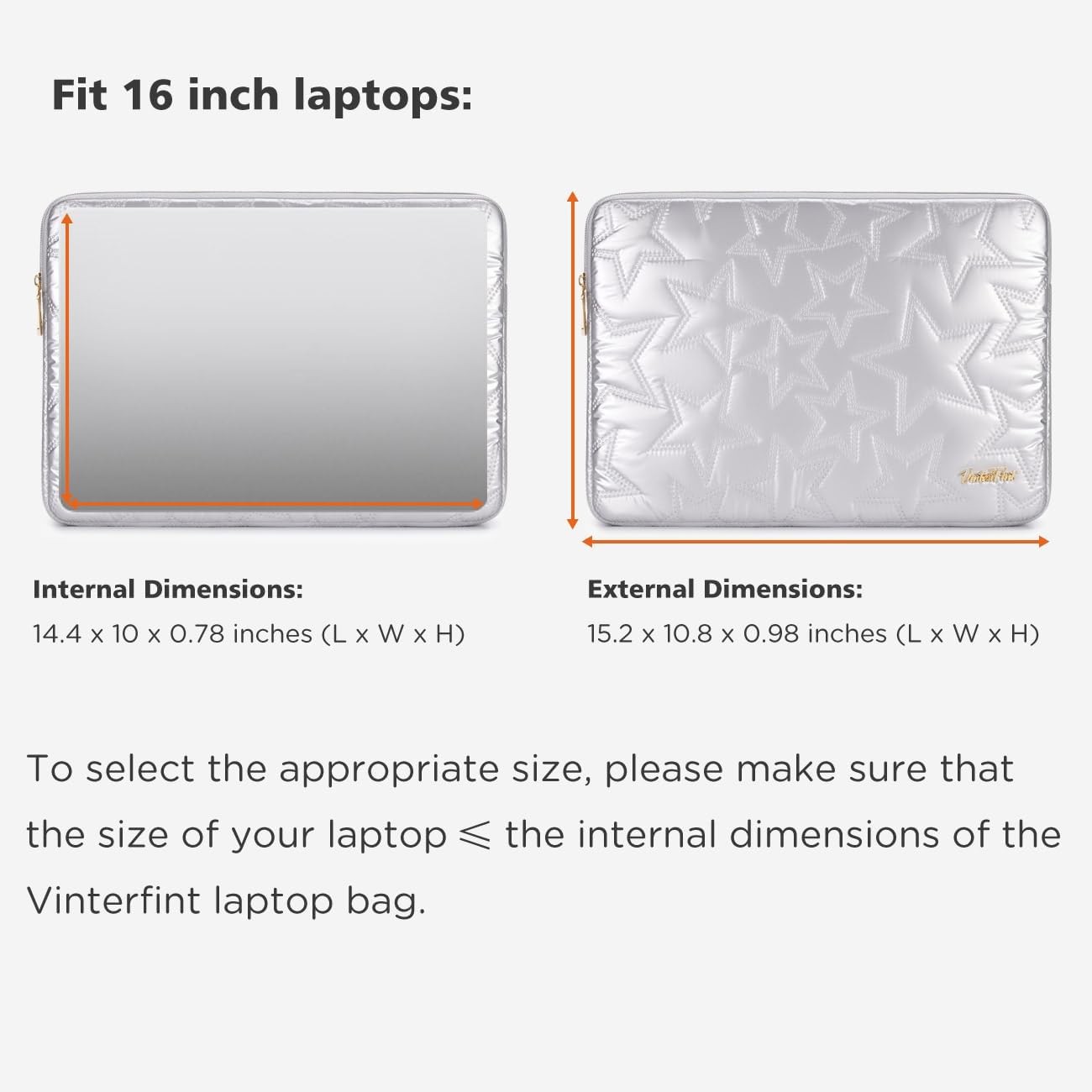 15 16 inch Laptop Sleeve Case for 15″ MacBook Pro/Air M5 M4, 16″ MacBook Pro