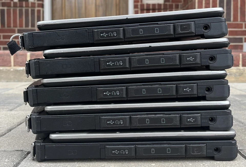 Lot of 5 Getac S410 Rugged Laptop As Is Core i5-6300U @2.40GHz 4GB Touch 4G