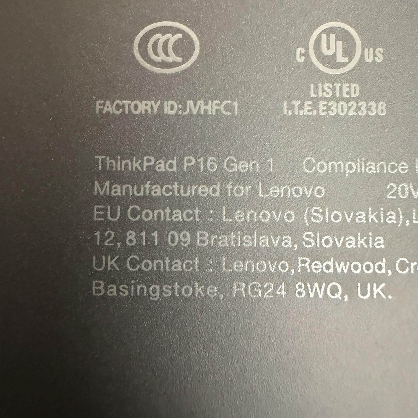 Lenovo ThinkPad P16 Gen 1 i9-12950HX 4TB SSD 128GB RAM RTX A5500 – Excellent