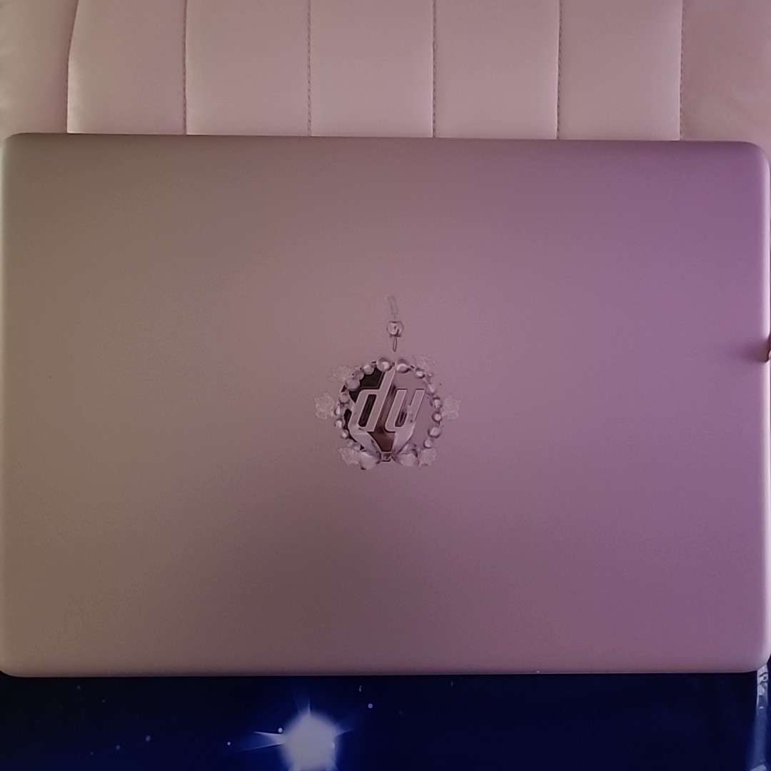 Brand New HP Laptop In Rose Pink With Original Charger
