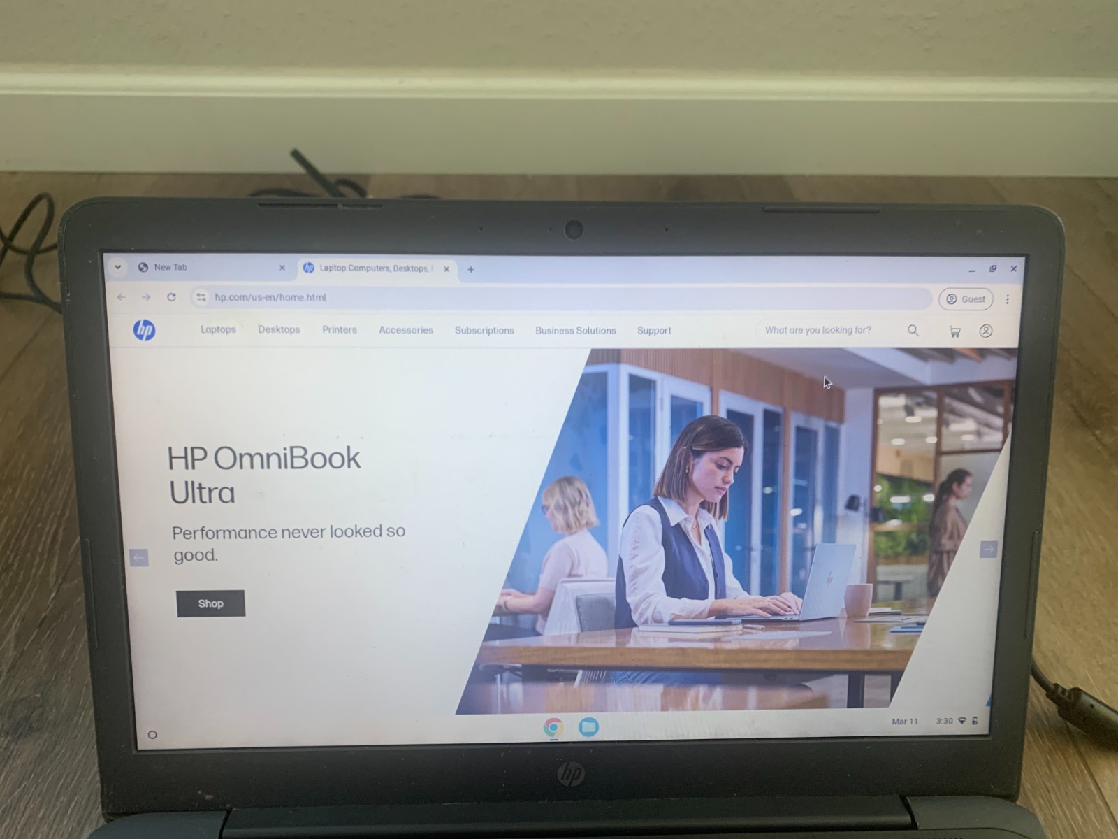 HP Chromebook 14A G5 14” AMD A4-9120C 1.60GHz CPU 4GB RAM 32GB eMMc Chrome OS