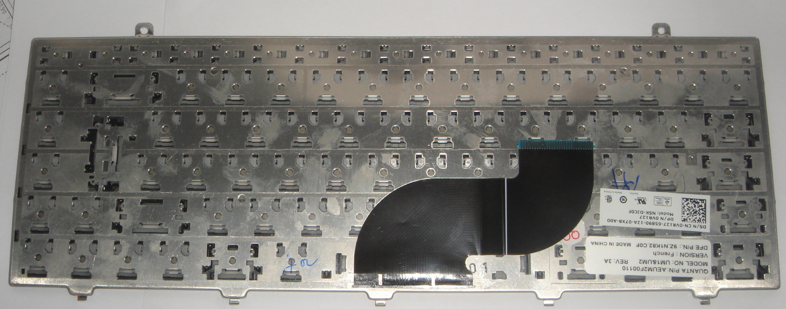 Dell Original Keyboard 0VR127 OVR127 NSK-DJC0F NSK-DJCOF AZERTY New
