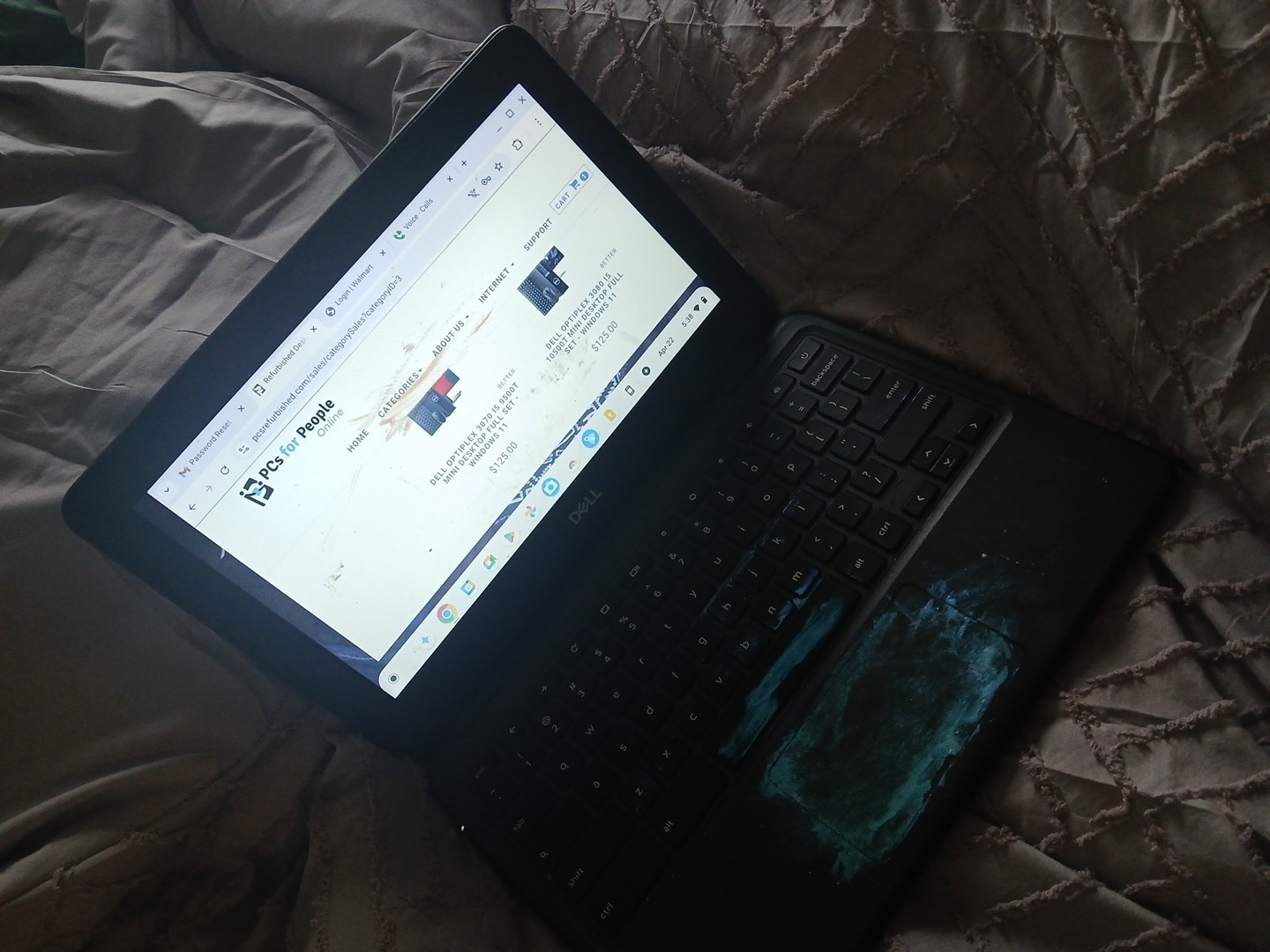 Dell Chromebook 3100 11.6” (32GB eMMC Intel Celeron N4020 1.1GHz 4GB RAM) Touch