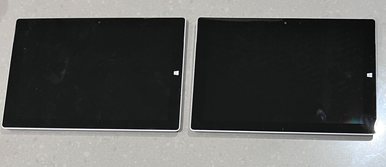 Lot of 2 As-is Microsoft Surface 3 1645 12″ Tablet Atom x7 Z8700 4GB 64GB