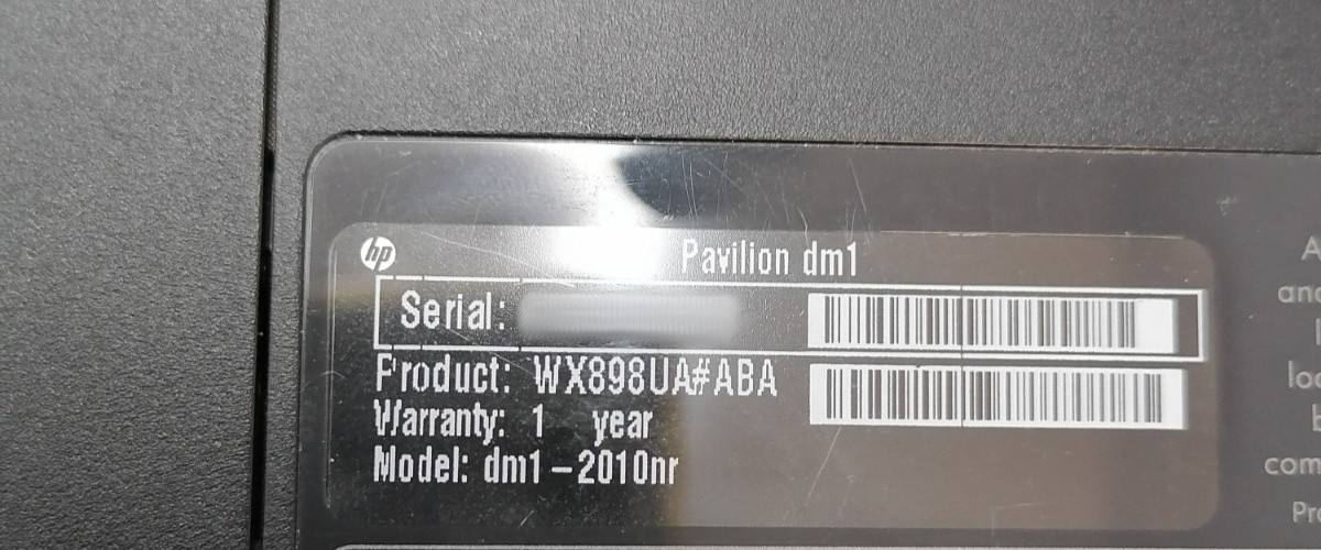 11.6″ HP Pavilion dm1-2010nr(Athlon II Neo K325/4GB RAM/240GB SSD) – Mint 22.1