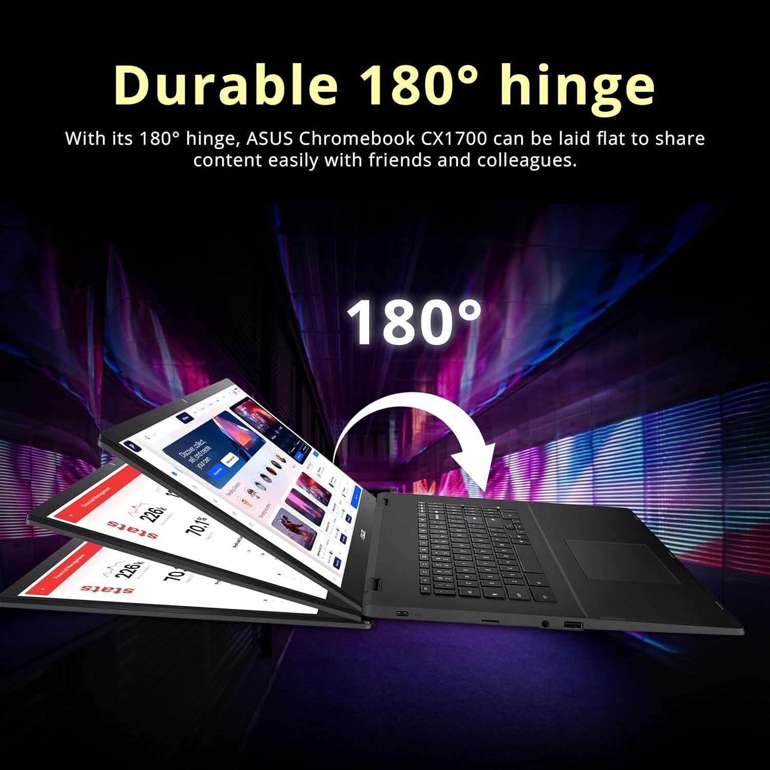 Chromebook CX1700 17.3″ FHD Laptop, Intel Celeron