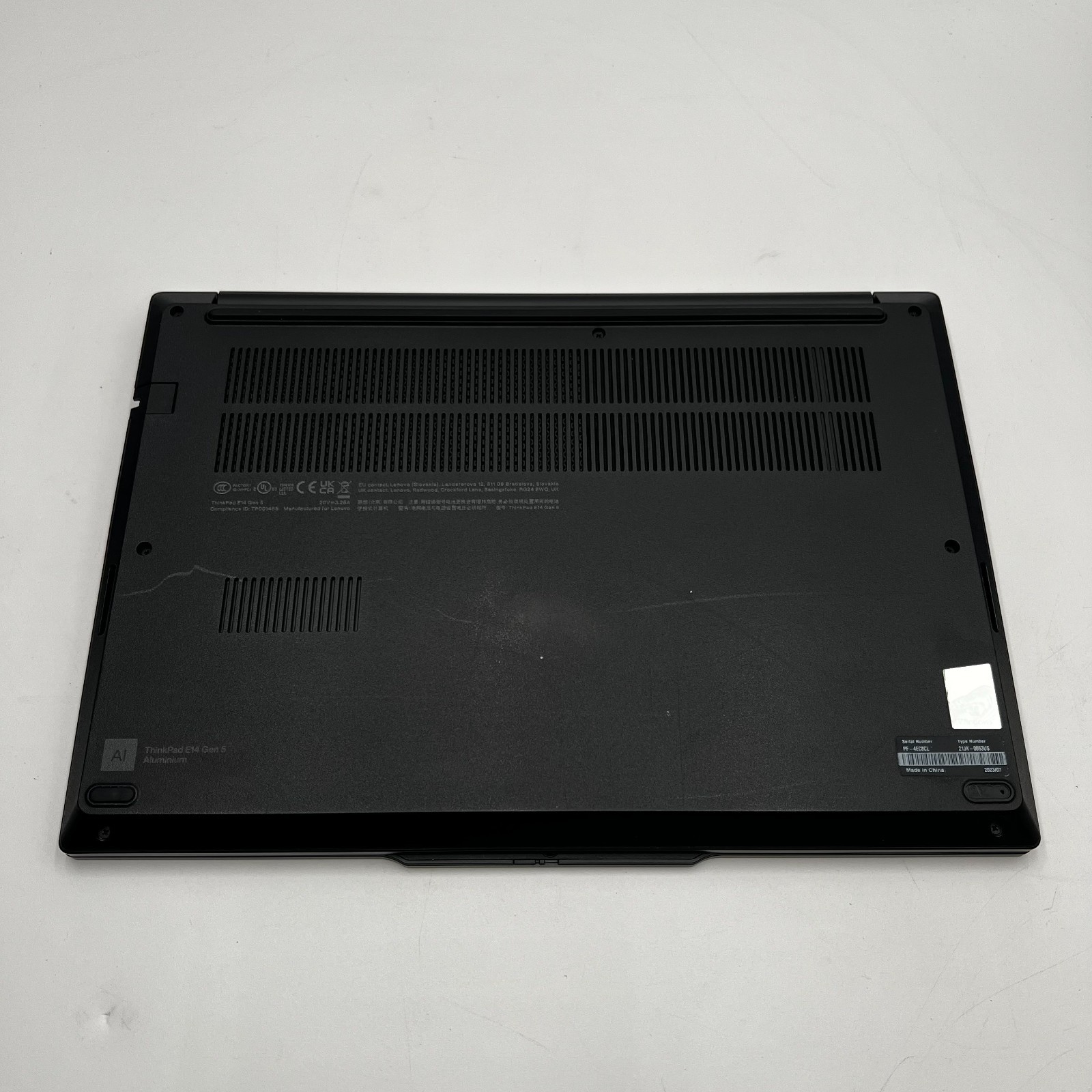 Lenovo ThinkPad E15 Gen 5 14″ I7-1335U 16GB RAM 512GB SSD No OS | TESTED USED