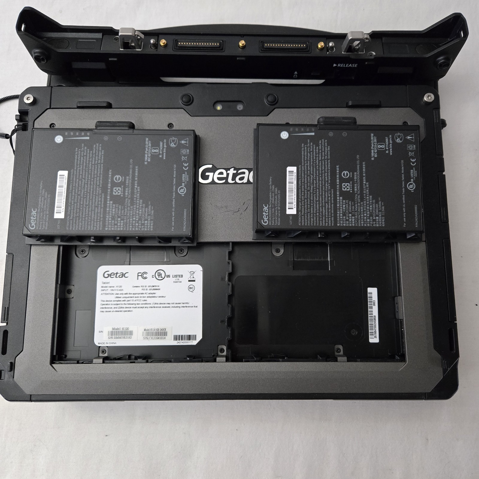 GETAC K120 Toughbook 12.5″ i7-8650U 1.80GHz 512GB SSD 16GB – 4G – GPS – Grade A-
