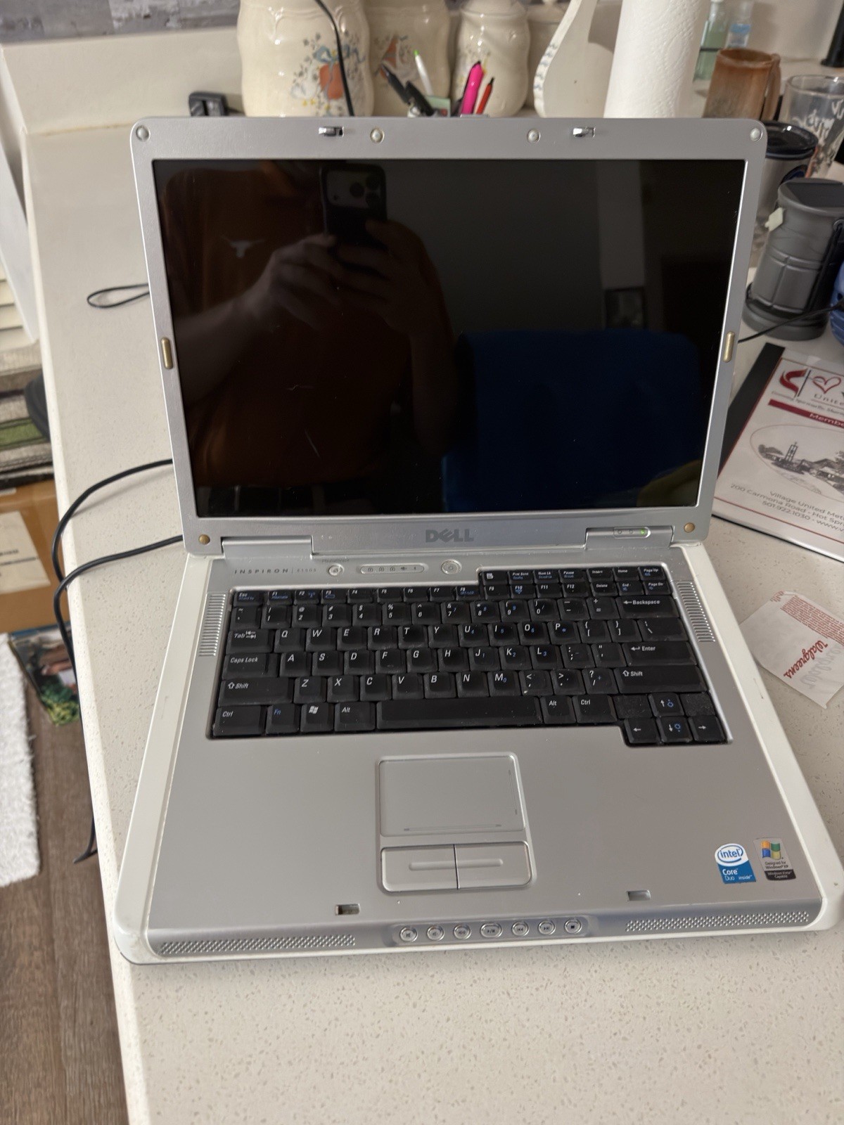 Dell Inspiron E1505 15in Silver with Intel Core Duo Inside with Windows 7