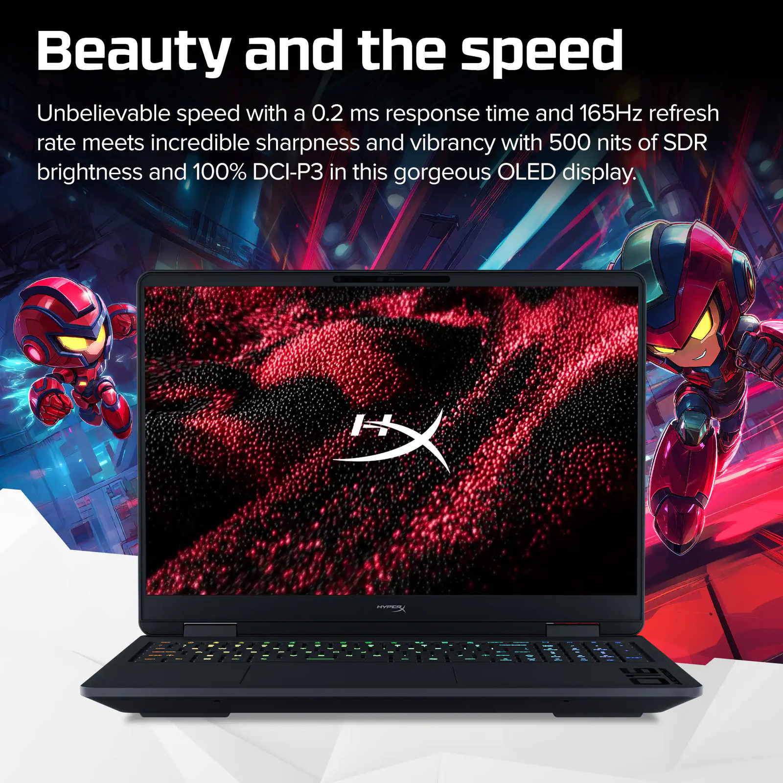 HyperX – OMEN 16″ 165Hz 2.5K OLED Gaming Laptop – AMD Ryzen 9 8940HX (2025) -…