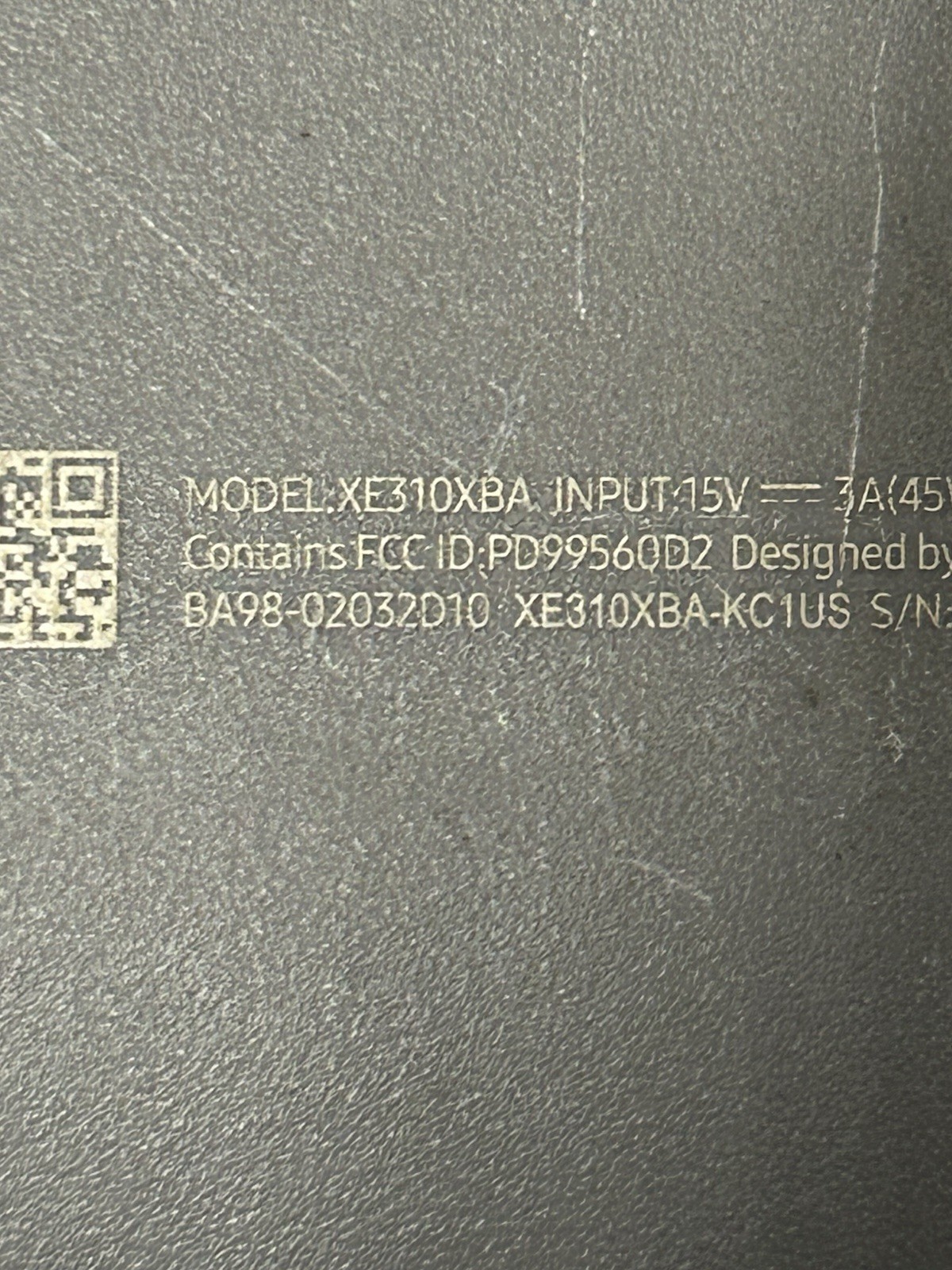 SAMSUNG XE310XBA Chromebook 4 11.6″ , NO Power Cable(Poor Surface)