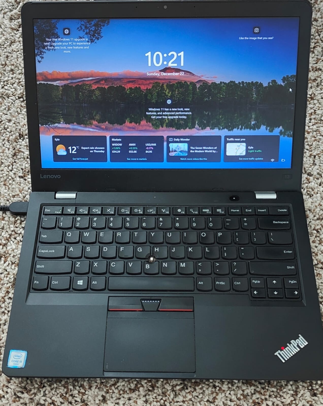 Lenovo ThinkPad 13 Laptop – For Work & School, 16GB RAM, Win 11