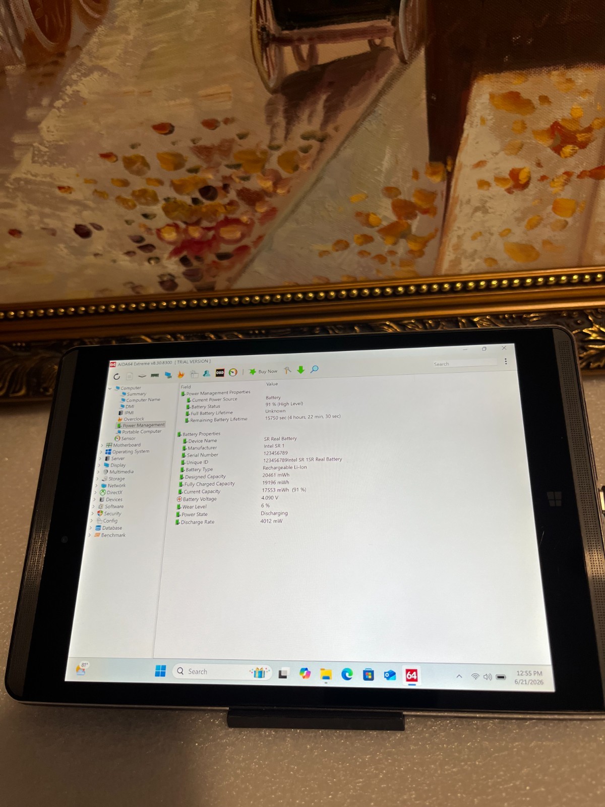 HP 608 G1 Pro tablet Windows 11 PRO -115JK