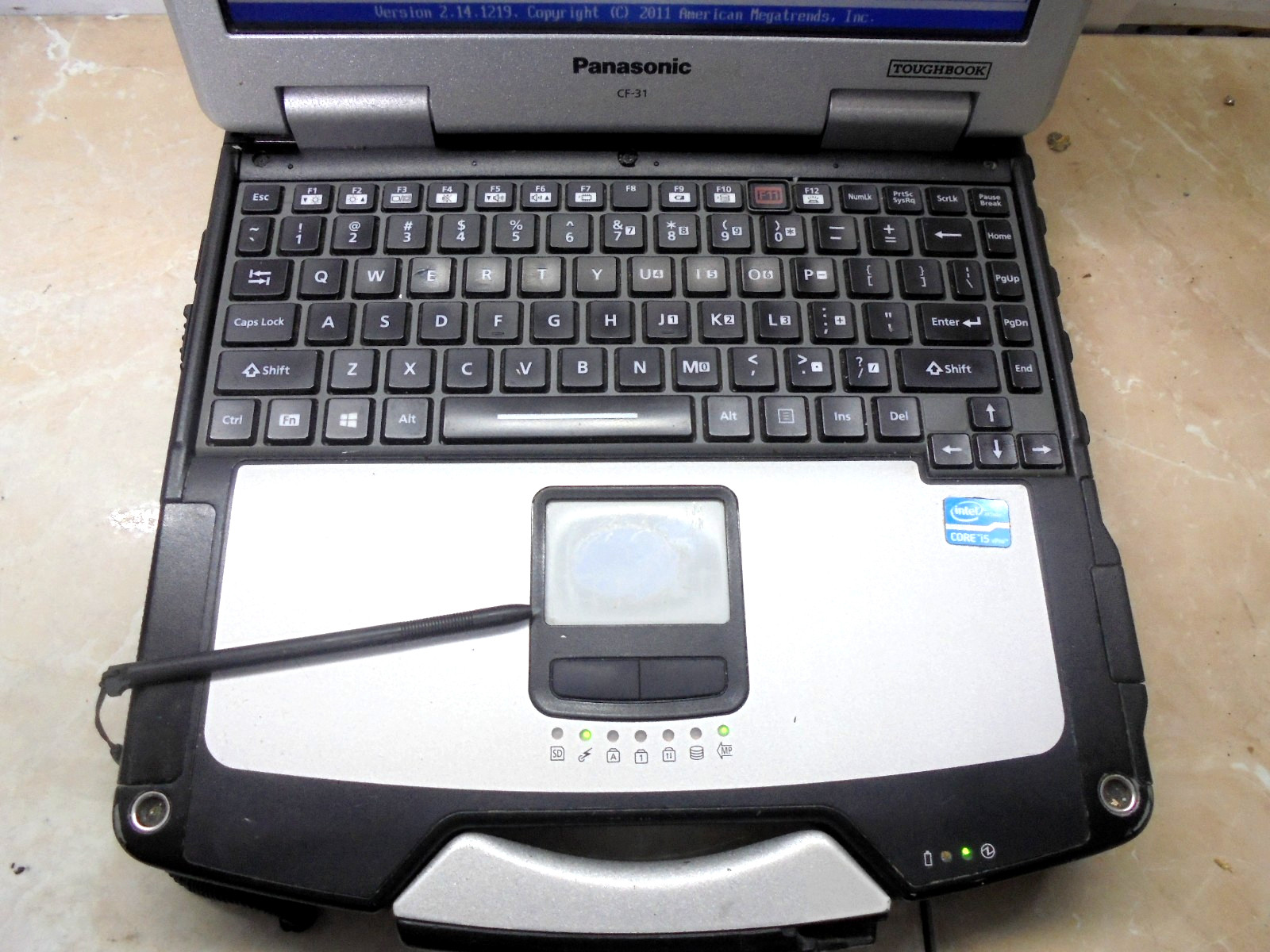 Panasonic Toughbook CF-31 MK4,i5-3340M @2.7GHz. NO HDD,NO caddy & NO Power Adapt
