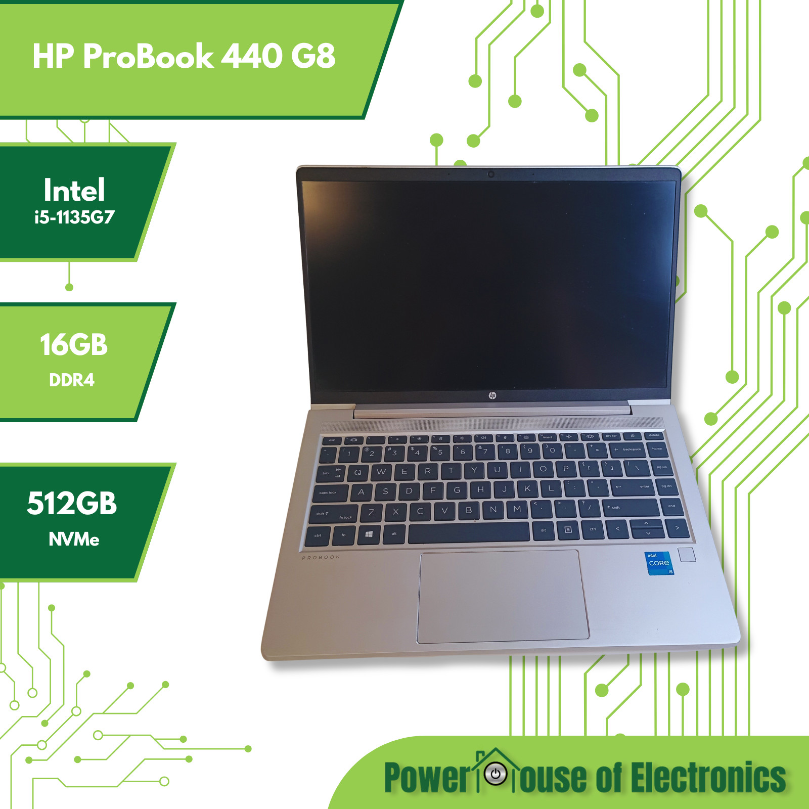HP ProBook 440 G8 | i5-1135G7 | 16GB DDR4 | 512GB NVMe | Win11 Pro