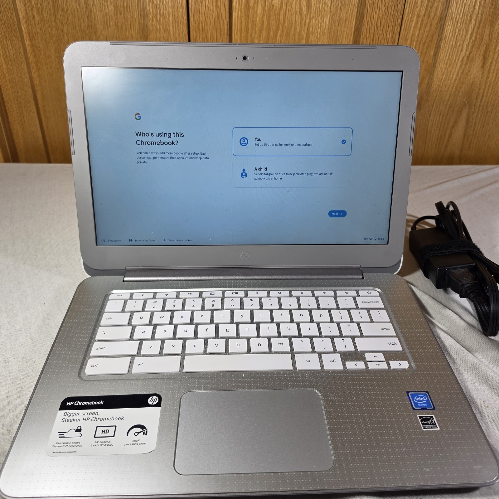 HP Chromebook TPN-Q167 – 14″ Used -tested & Works Great! IS 13252 Power Supply