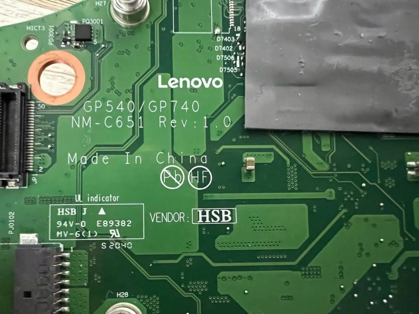 NM-C651 For Lenovo ThinkPad P17 Gen 1 P15 Gen 1 Laptop Motherboard CPU;I7-10850H