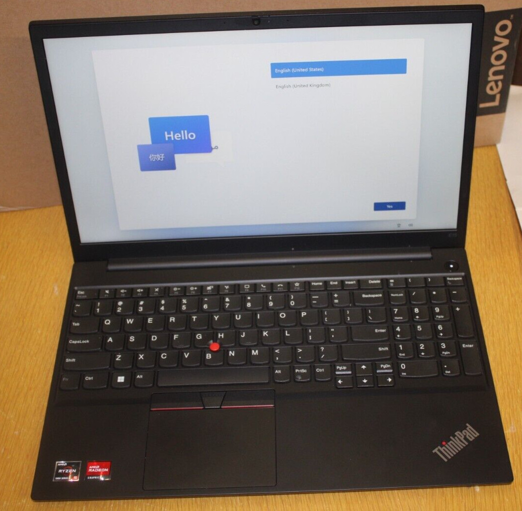 LENOVO 82C7 THINKPAD 256GB/8GB/2.4GHZ 15.6″ RYZEN FREE SHIPPING