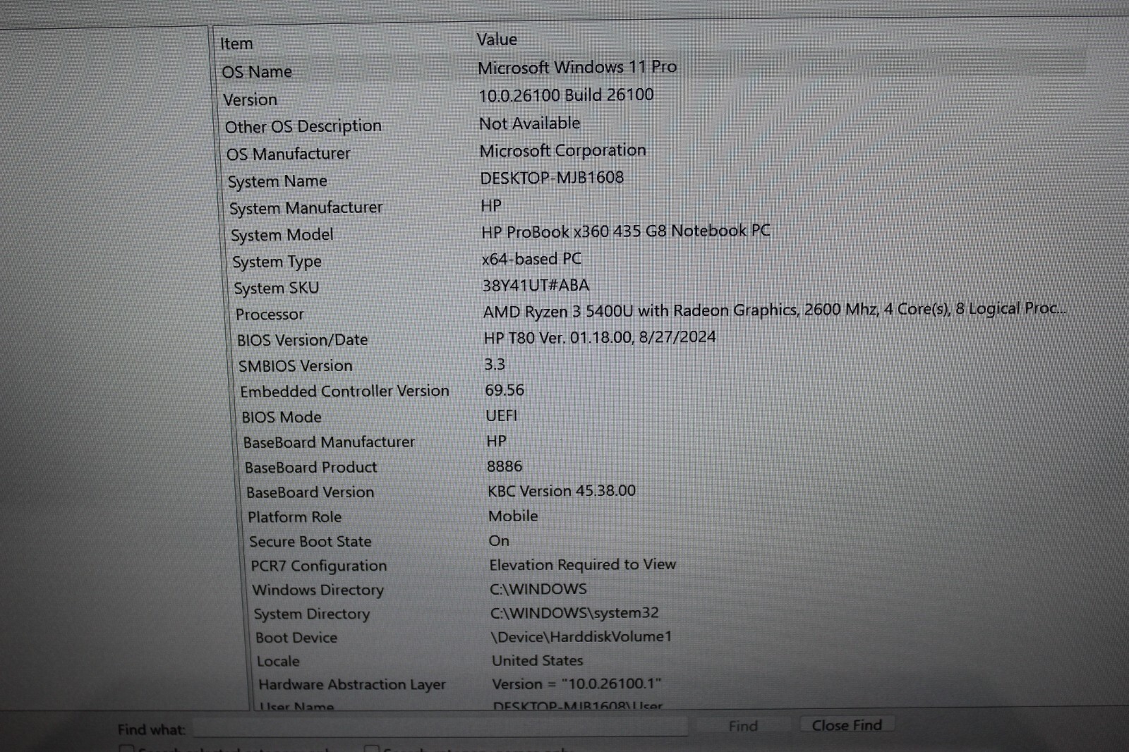 HP Probook X360 435 G8 Ryzen3 5400U 256GB NvME SSD 16GB DDR4 Win11Pro- Touch