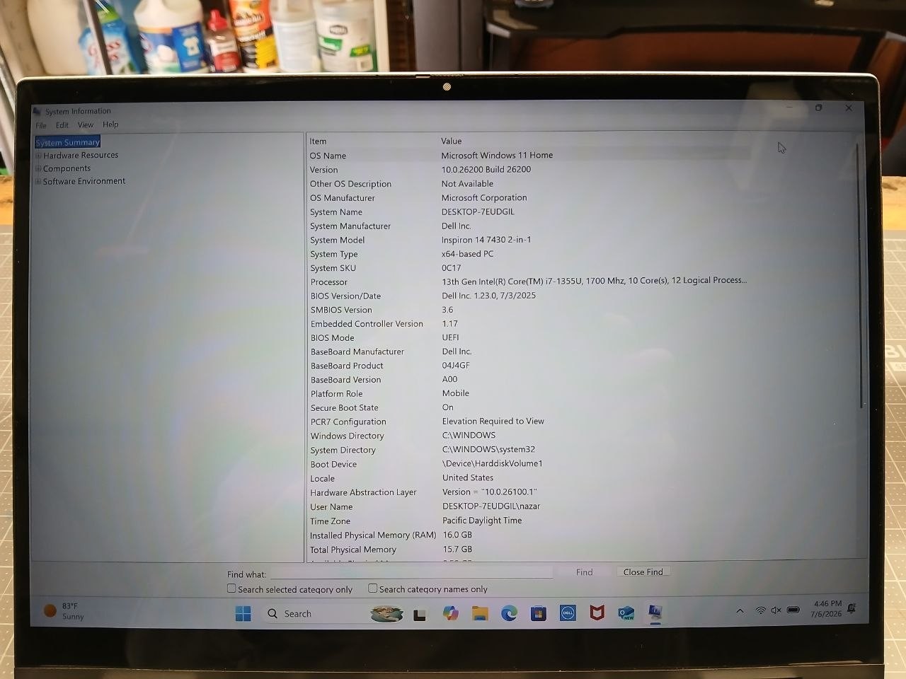 Dell Inspiron 14 7430 2-in-1 14″ Touch i7-1355U 16GB RAM 1TB SSD Mint W/ Charger