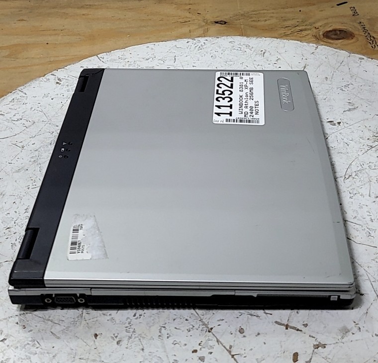 WINBOOK 8381 Laptop AMD Athlon XP-M 2400 256MB SEE NOTES