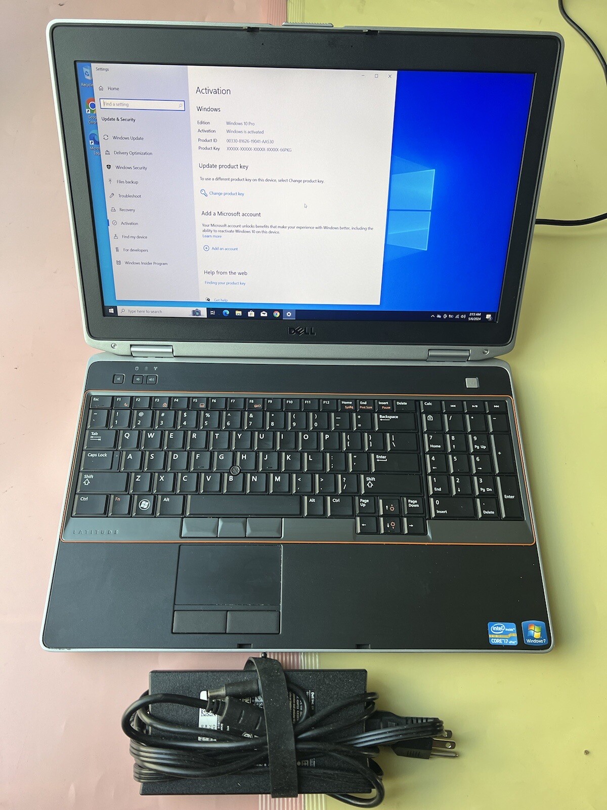 Dell Latitude E6520 Intel Core i7-2620M 2.70GHz 8GB RAM 500GB HDD HDMI 1920X1080